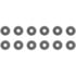 Fel-Pro ES 72133 Engine Valve Cover Grommet Set Engine Valve Cover Grommet Set