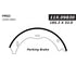 111.0983 by CENTRIC - Premium Parking Brake Shoes