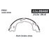 111.0946 by CENTRIC - Centric Premium Parking Brake Shoes