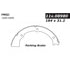 111.0898 by CENTRIC - Premium Parking Brake Shoes