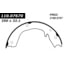 111.0767 by CENTRIC - Premium Parking Brake Shoes