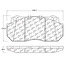 Centric 106.1312 Disc Brake Pad Set Heavy Duty 23K Air Disc Brake Pad