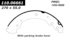 Centric 111.06661 Drum Brake Shoe Centric Premium Brake Shoes
