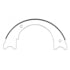 Centric 111.0646 Parking Brake Shoe Premium Parking Brake Shoes