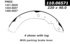 111.06571 by CENTRIC - Premium Brake Shoes