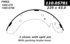 Centric 111.05781 Drum Brake Shoe Centric Premium Brake Shoes