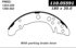 111.05591 by CENTRIC - Premium Brake Shoes