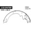 111.0475 by CENTRIC - Centric Brake Shoes