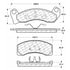 Centric 106.04310 Disc Brake Pad Set PosiQuiet Extended Wear