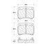 Centric 106.07330 Disc Brake Pad Set PosiQuiet Extended Wear