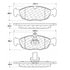 Centric 106.06881 Disc Brake Pad Set PosiQuiet Extended Wear