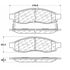105.10150 by CENTRIC - PosiQuiet Ceramic Pads