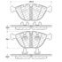 Centric 104.1151 Disc Brake Pad Set Posi-Quiet Semi-Metallic Brake Pads with Hardware