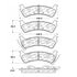 Centric 104.06640 Disc Brake Pad Set PosiQuiet Semi Met Pads