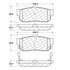 104.05400 by CENTRIC - PosiQuiet Semi Met Pads