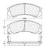 104.05300 by CENTRIC - Posi Quiet Extended Wear Brake Pads with Shims and Hardware