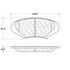 104.10090 by CENTRIC - Posi Quiet Extended Wear Brake Pads with Shims and Hardware