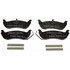 BR932S by MOTORCRAFT - Disc Brake Pad Set-Limousine Rear MOTORCRAFT BR-932-S