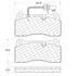 Centric 100.10730 Disc Brake Pad Set OEM Brake Pads