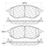 100.10080 by CENTRIC - OEM Brake Pads