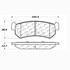 Centric 100.09690 Disc Brake Pad Set OEM Brake Pads