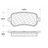100.09570 by CENTRIC - OEM Brake Pads