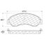 100.06800 by CENTRIC - Posi Quiet Ceramic Brake Pads with Shims and Hardware
