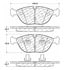 Centric 100.06570 Disc Brake Pad Set OEM Brake Pads