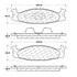 100.06130 by CENTRIC - Posi Quiet Ceramic Brake Pads with Shims and Hardware