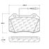 100.05720 by CENTRIC - OEM Brake Pads