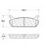 Centric 100.04350 Disc Brake Pad Set OEM Brake Pads