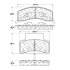 100.04360 by CENTRIC - Posi Quiet Ceramic Brake Pads with Shims and Hardware