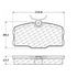 100.04110 by CENTRIC - OEM Brake Pads