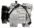 98455 by FOUR SEASONS - New York-Diesel Kiki-Zexel-Seltec DCS17E Compressor w/ Clutch