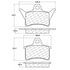 100.03740 by CENTRIC - OEM Brake Pads