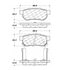 Centric 100.03520 Disc Brake Pad Set OEM Brake Pads