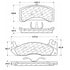 Centric 100.03030 Disc Brake Pad Set OEM Brake Pads