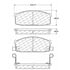 Centric 100.02660 Disc Brake Pad Set OEM Brake Pads