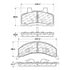Centric 100.02040 Disc Brake Pad Set OEM Brake Pads