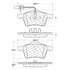 Centric 100.08310 Disc Brake Pad Set OEM Brake Pads