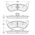 Centric 100.08320 Disc Brake Pad Set OEM Brake Pads