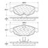 Centric 100.08220 Disc Brake Pad Set OEM Brake Pads