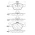 Centric 100.08130 Disc Brake Pad Set OEM Brake Pads