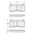 Centric 100.07700 Disc Brake Pad Set OEM Brake Pads