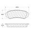 Centric 100.07340 Disc Brake Pad Set OEM Brake Pads