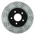 18A2326SD by ACDELCO - Disc Brake Rotor - 5 Lug Holes, Cast Iron Slotted, Turned, Vented, Rear