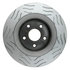 18A2443SD by ACDELCO - Disc Brake Rotor - 5 Lug Holes, Cast Iron Slotted, Turned, Vented, Front