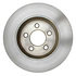 18A2469 by ACDELCO - Disc Brake Rotor - 5 Lug Holes, Cast Iron, Plain, Turned Ground, Vented, Front
