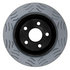 18A2794SD by ACDELCO - Disc Brake Rotor - 5 Lug Holes, Cast Iron, Non-Coated, Slotted, Vented, Rear