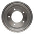 18B413 by ACDELCO - Brake Drum - Rear, Turned, Cast Iron, Regular, Plain Cooling Fins